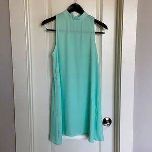 Impeccable Pig high neck sea foam green dress